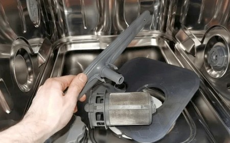 Замена импеллера посудомоечной машины