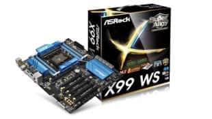 В числе первых материнских плат на чипсете Intel X99 замечена модель ASRock X99 WS