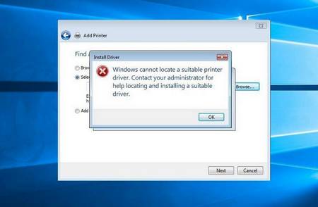 Windows не видит принтер