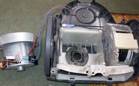 Пылесос греется